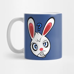 Confused Rabbit Robert Mug